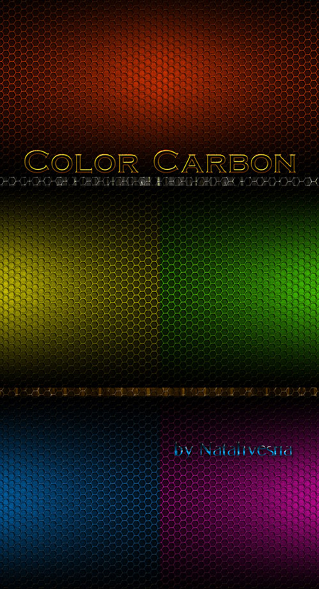Фоны для фотошопа - Цветной карбон